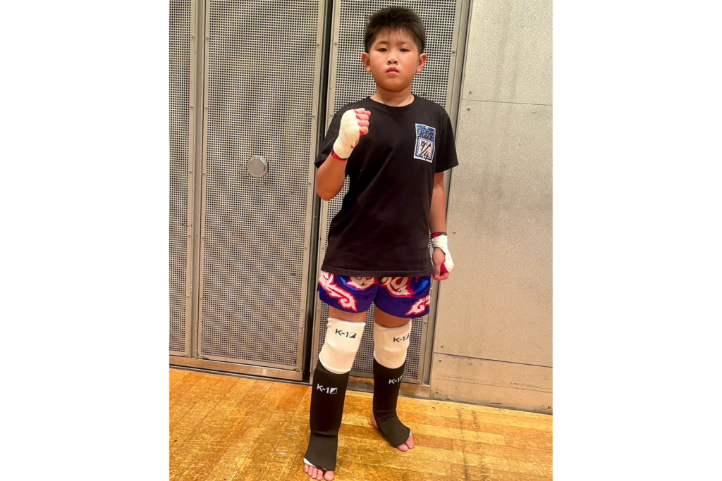 未来のボクシング日本代表の小学生
